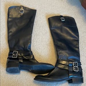 Tall black boots 8